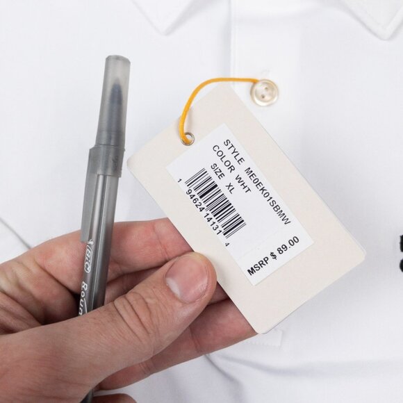 Peter Millar BMW Championship Summer Comfort Golf Polo Shirt XL Stretch White - Picture 7 of 14